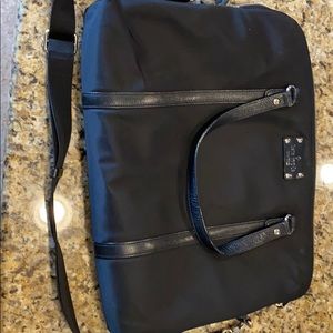 Kate Spade black nylon laptop bag